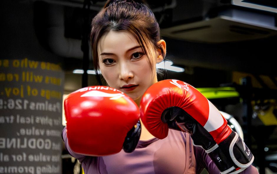 복싱 강습을 좋아하는 연예인